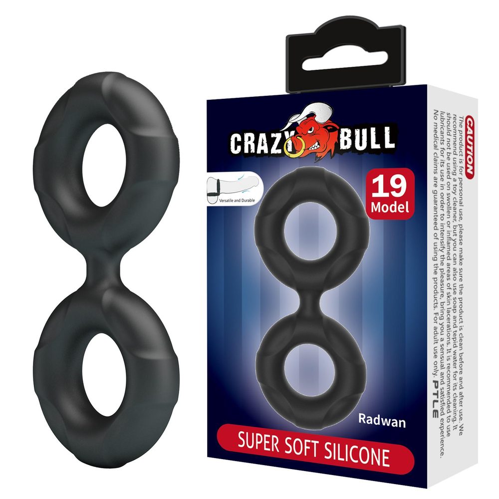 Pierścień erekcyjny silikonowy RADWAN Crazy Bull wodoodporny 2 1 cm