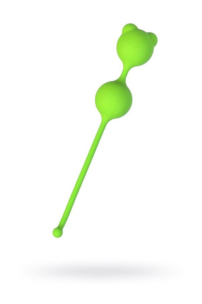 Kulki waginalne silikonowe A Toys Meeko zielone 16 cm