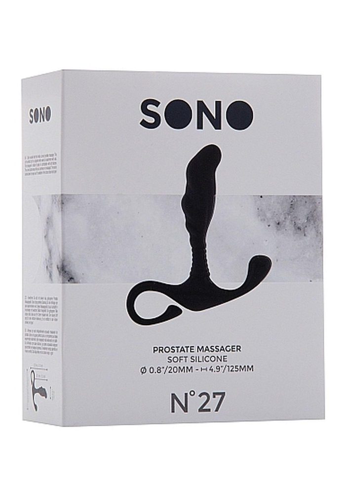 Masażer prostaty Sono No.27 silikonowy ABS czarny