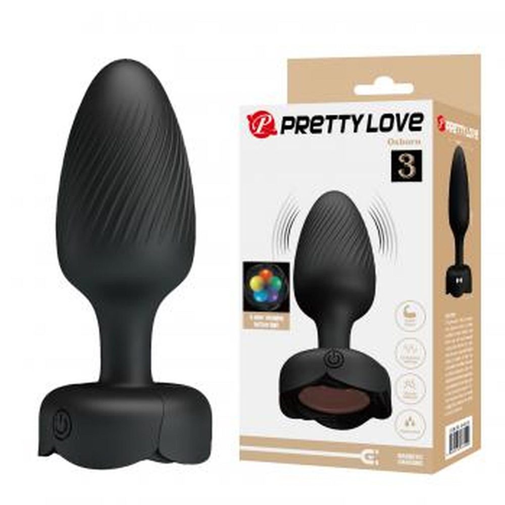Korek analny wibrujący LED Pretty Love Osborn silikonowy