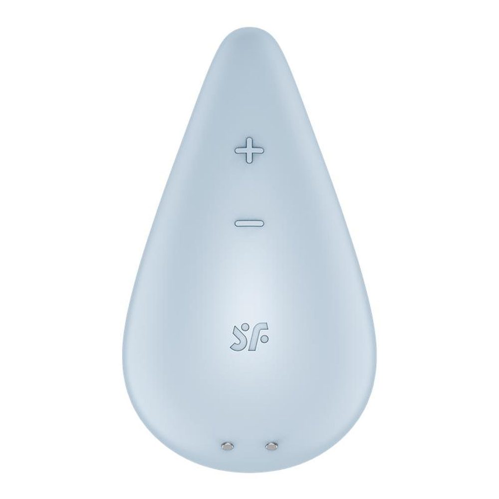 Wibrator mini Satisfyer Dew Drop niebieski silikonowy USB
