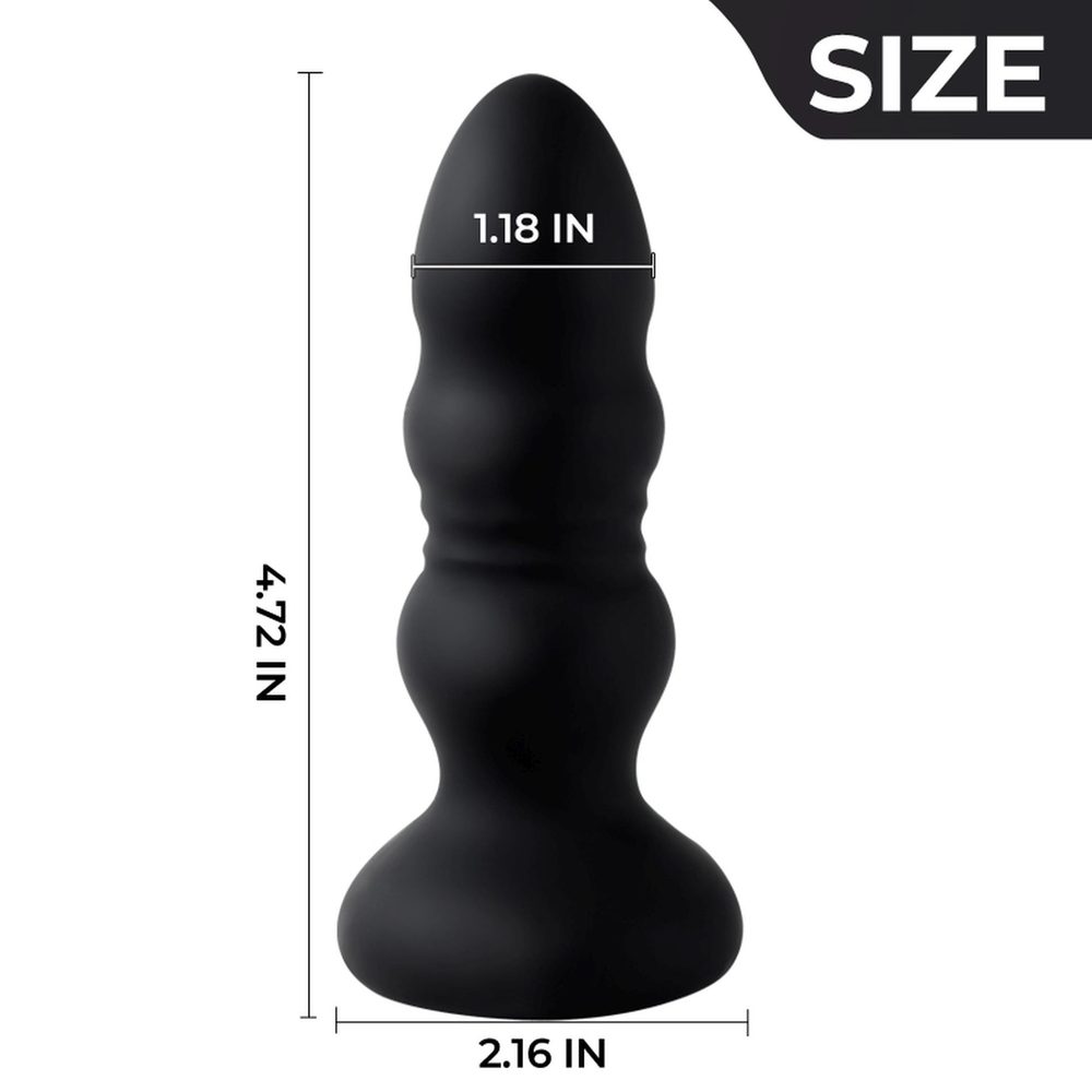Wibrujący korek analny oświetleniowy silikonowy wodoodporny B Series Cute