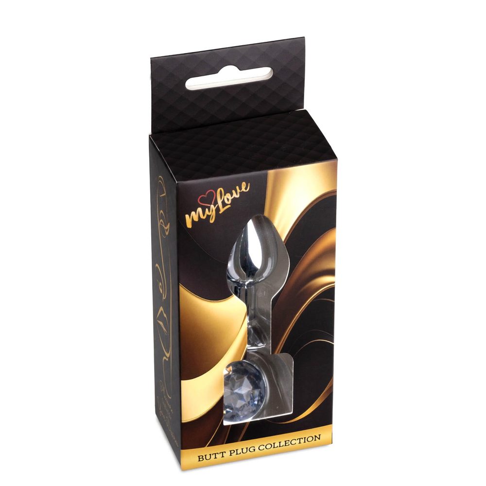 MyLove Toys - Jewellery Silver PLUG- Clear