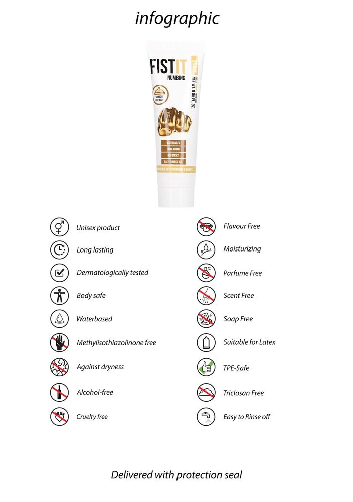 Lubrykant znieczulający Fist It 25 ml