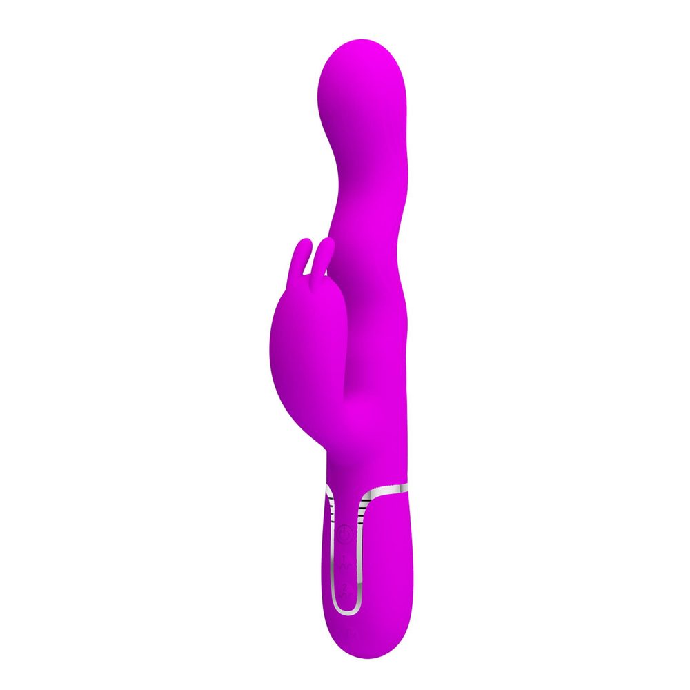 Wibrator króliczek falujący Pretty Love Laursen fioletowy USB