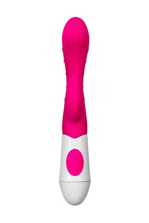 Wibrator króliczek Nessy A Toys silikonowy różowy 20 cm