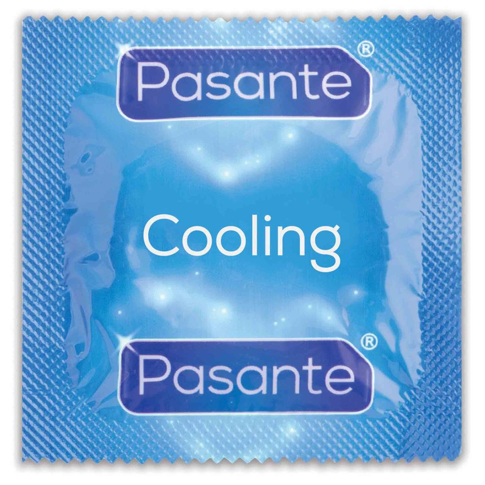 Prezerwatywy Pasante Cooling prążkowane chłodzące 144 szt