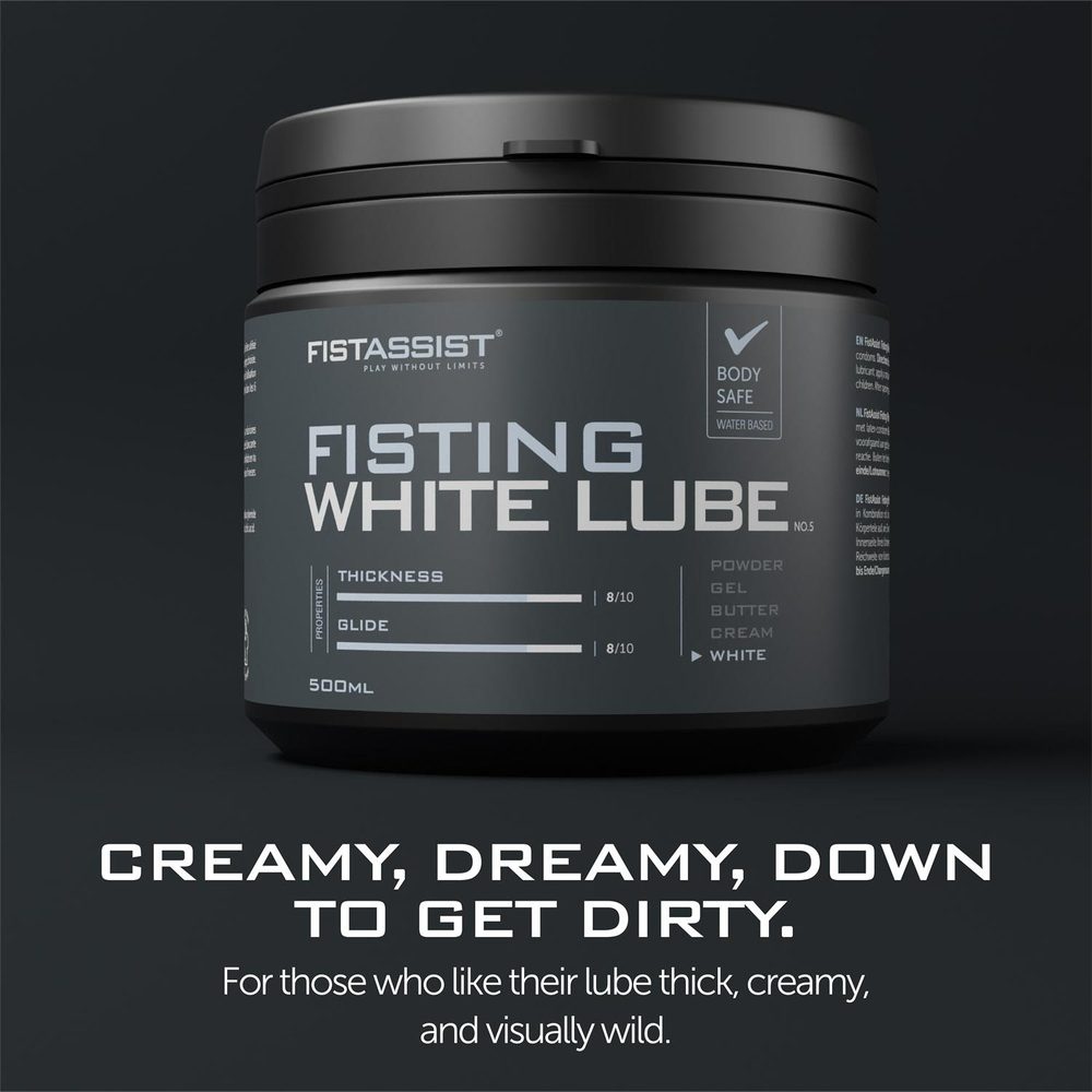 Gęsty biały lubrykant do fistingu Fist Assist Cobeco 500ml