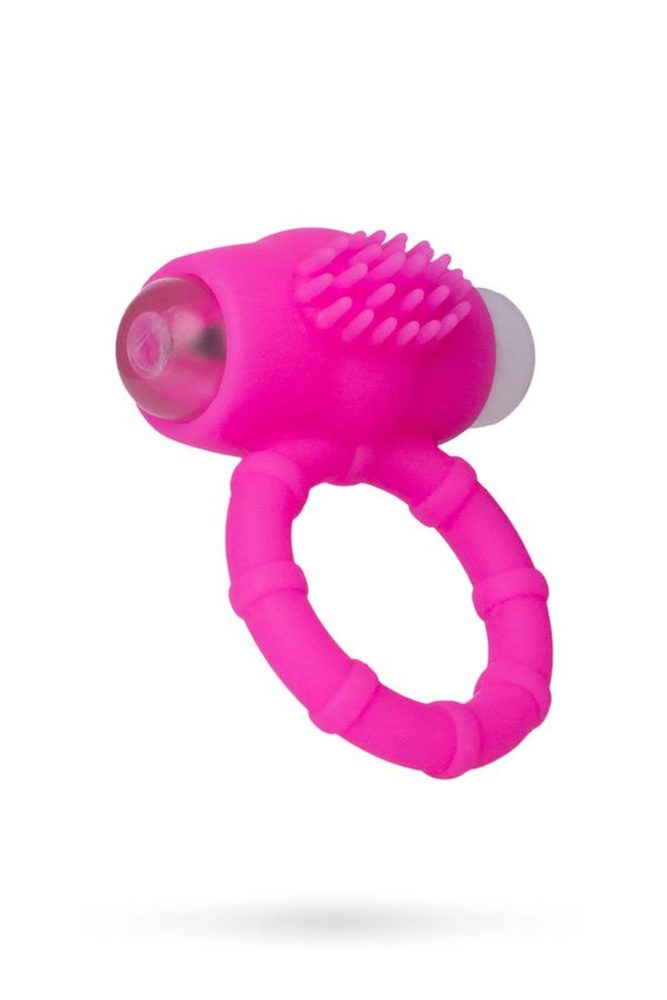 Silikonowy pierścień wibrujący AToys Nevy różowy 2.5 cm
