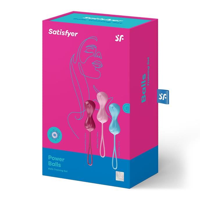 Zestaw kulek miłości Satisfyer Balls C02 double medium