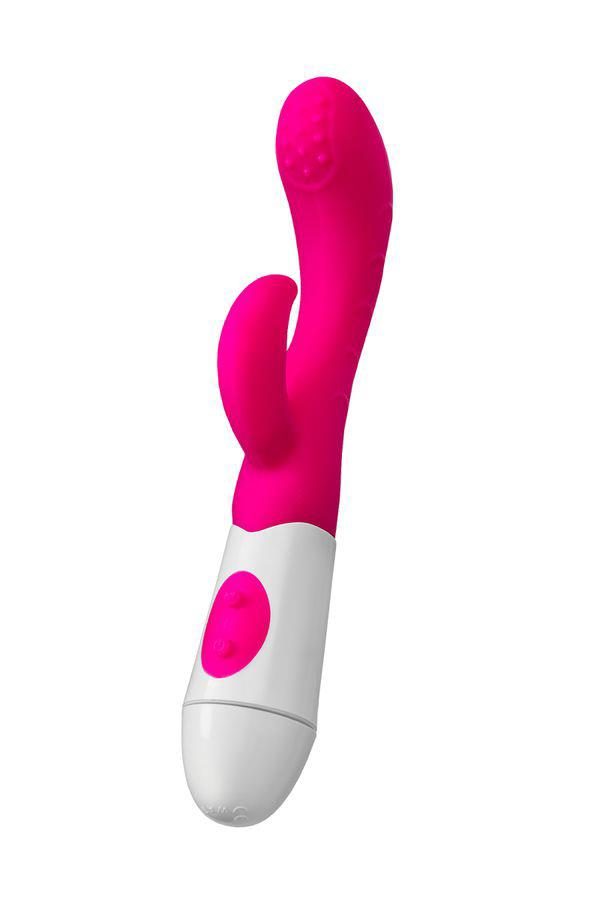 Wibrator króliczek Nessy A Toys silikonowy różowy 20 cm
