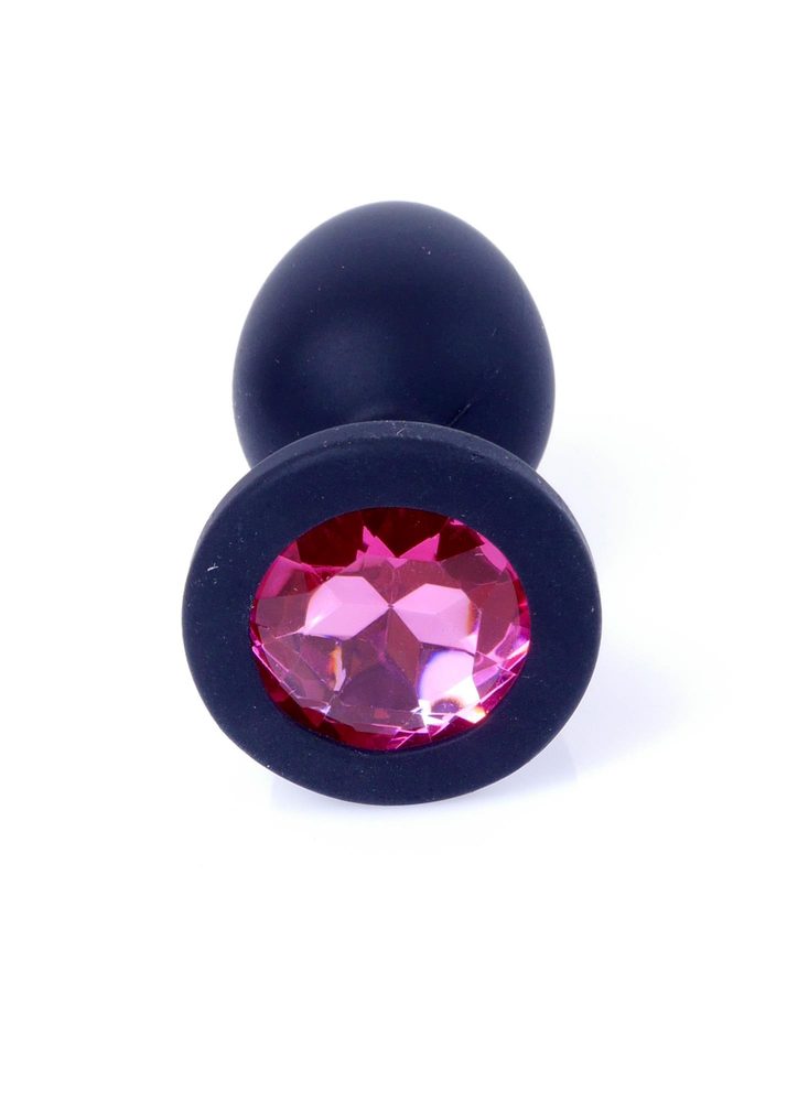 Biżuteria analna silikonowa MyLove Toys czarna mała 7 cm
