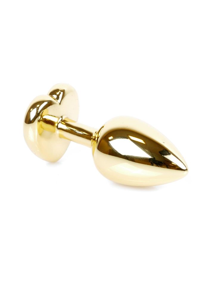 Biżuteria analna Gold Heart MyLove Toys czarna 7 cm