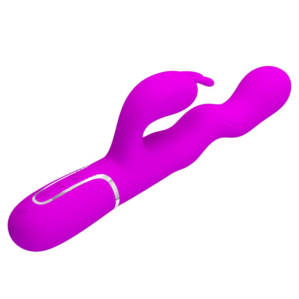 Wibrator króliczek falujący Pretty Love Laursen fioletowy USB