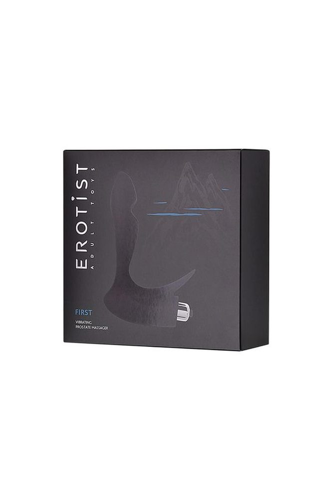 Masażer prostaty Erotist silikonowy czarny 14 cm
