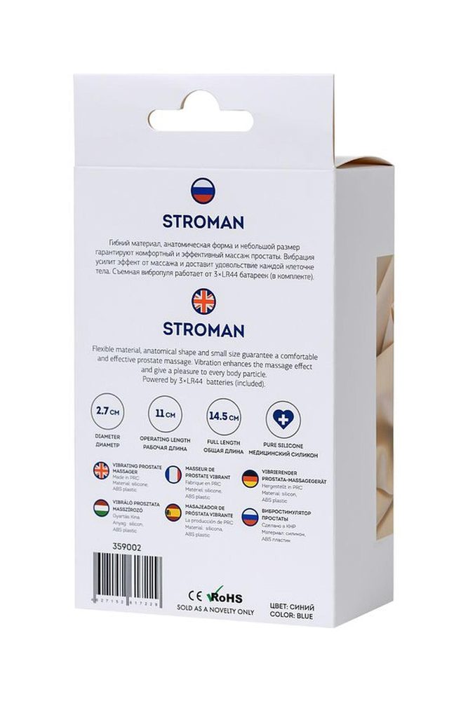 Masażer prostaty wibrujący ToDo Stroman niebieski