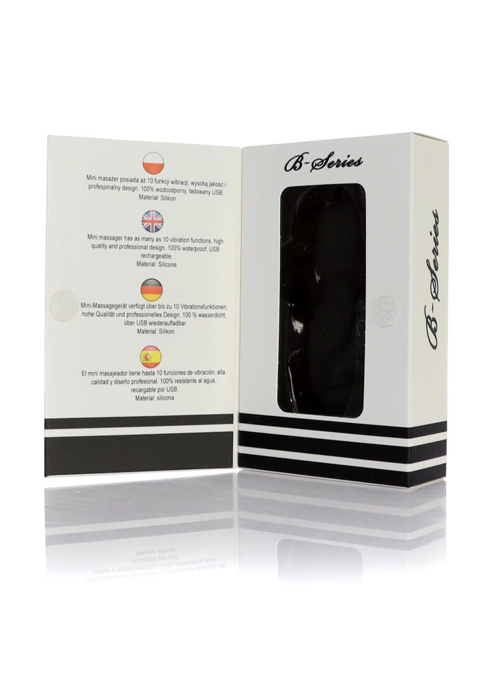 Mini wibrator silikonowy USB 10 funkcji wodoodporny B Series Magic