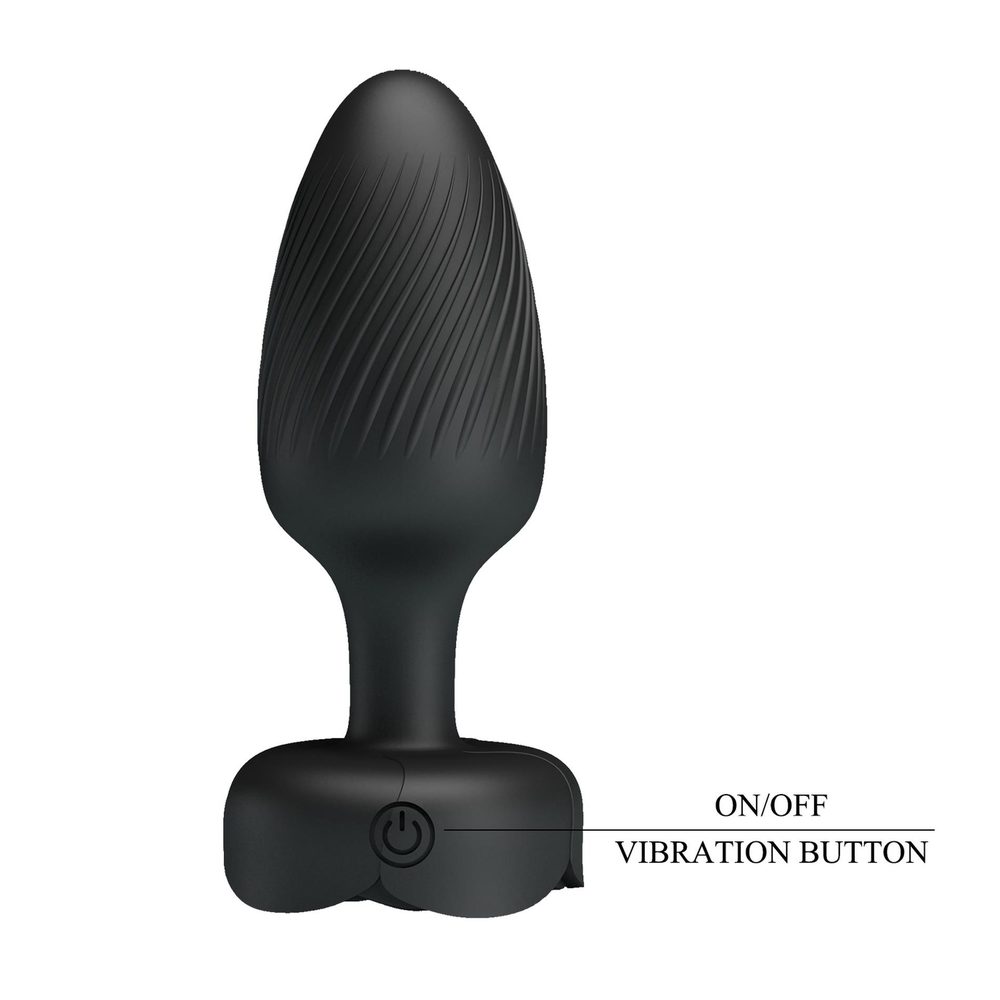 Korek analny wibrujący LED 10 trybów Pretty Love Varian silikonowy