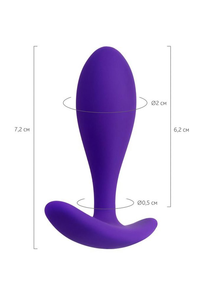 Korek analny ToDo fioletowy 7,2 cm