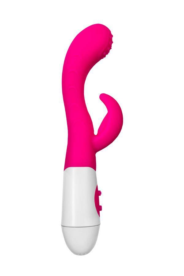 Wibrator króliczek Nessy A Toys silikonowy różowy 20 cm