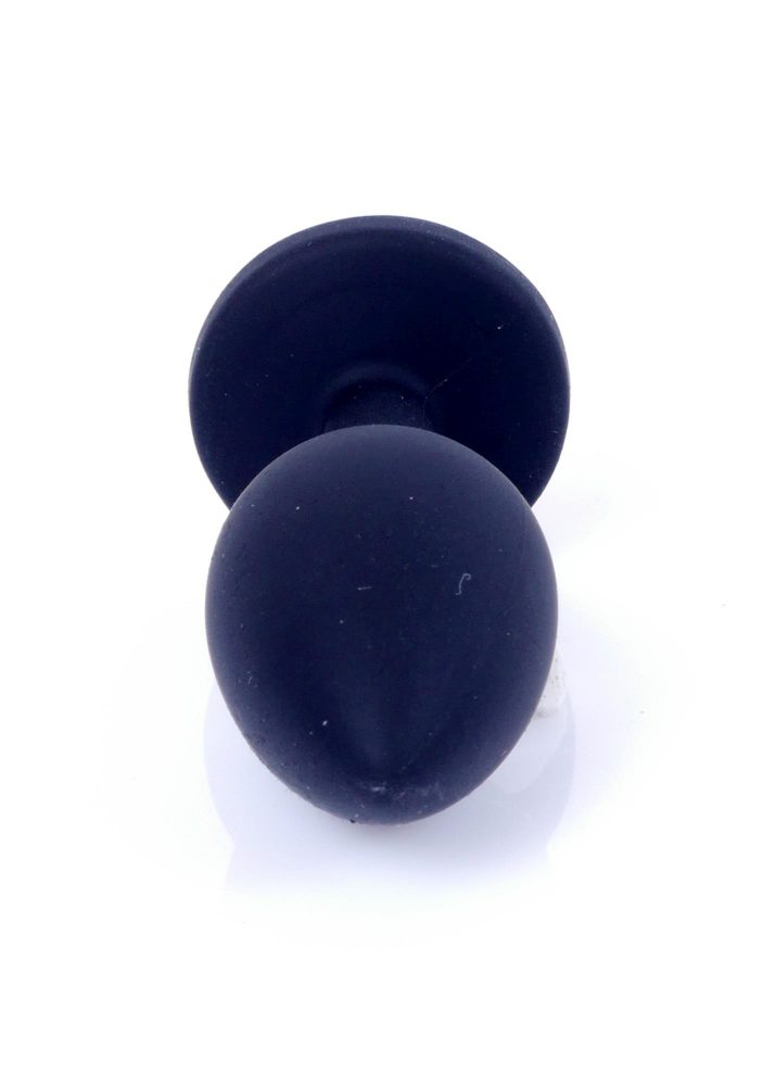 Biżuteria analna silikonowa MyLove Toys czarna mała 7 cm