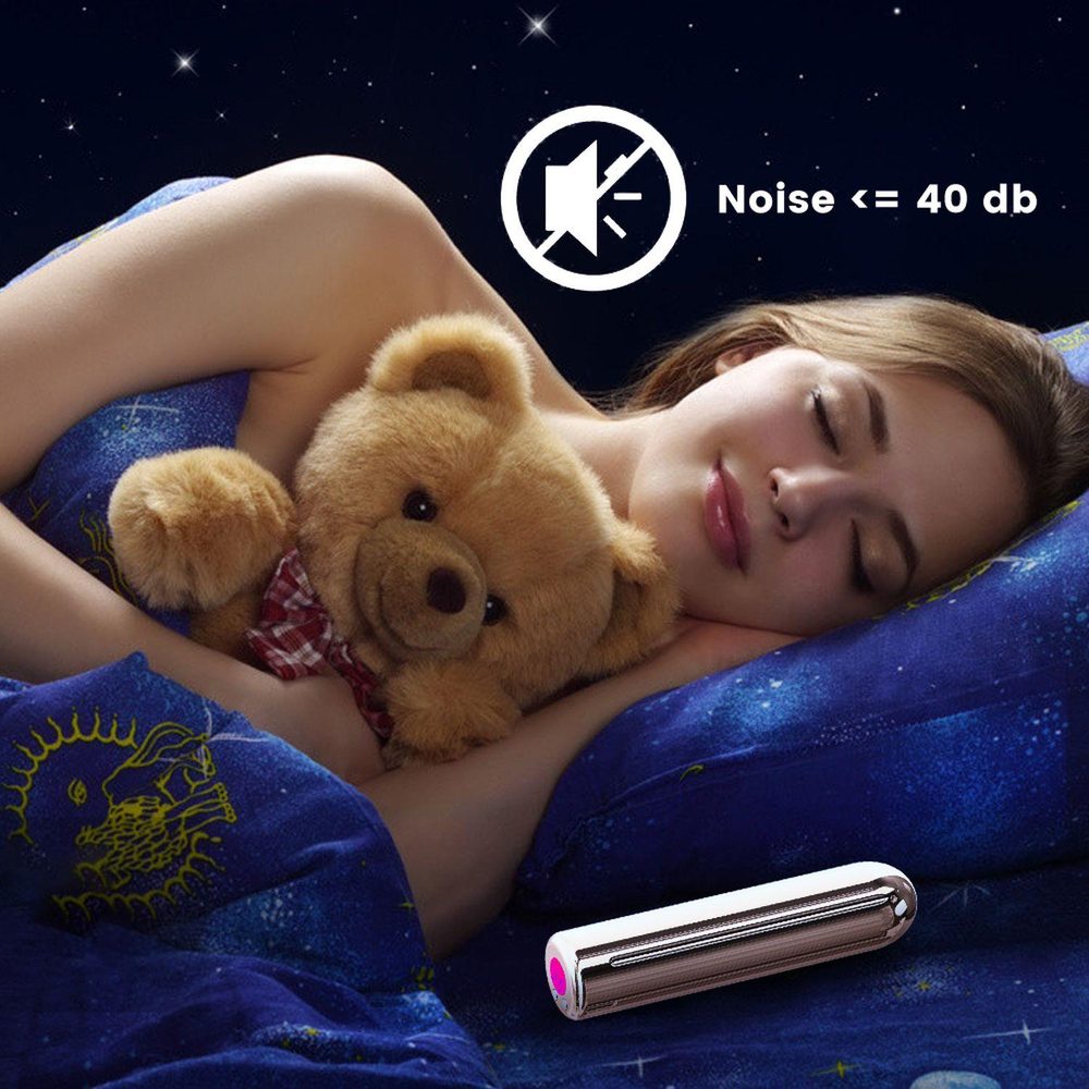 Wibrator mini silikonowy B Series Joy różowe złoto USB