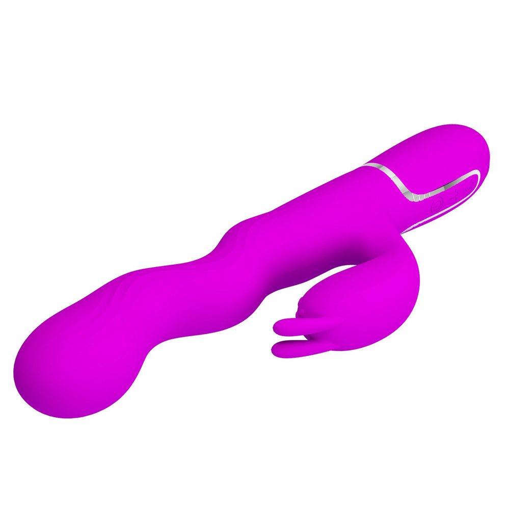 Wibrator króliczek falujący Pretty Love Laursen fioletowy USB
