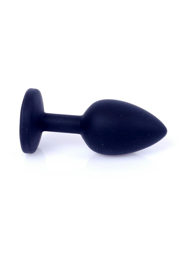 Biżuteria analna silikonowa MyLove Toys czarna mała 7 cm