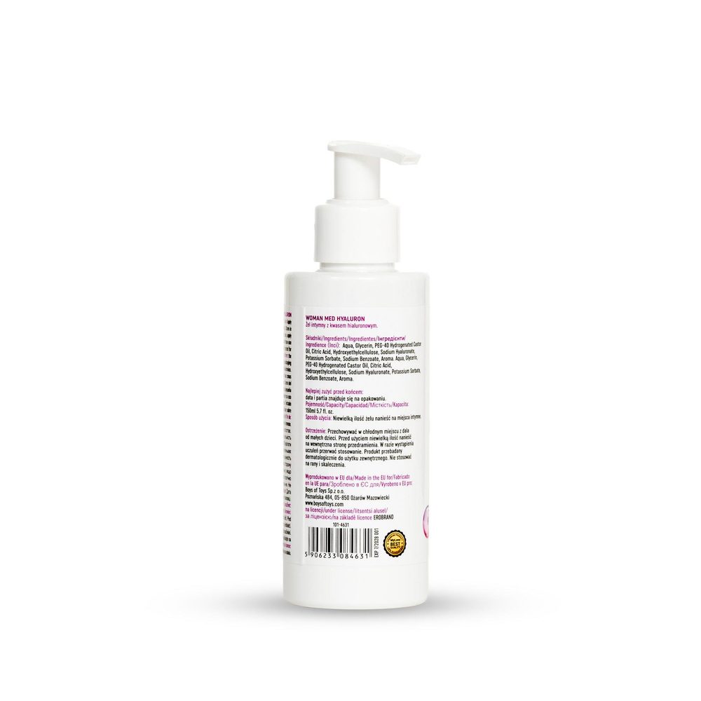 Żel intymny MyLove Woman Med z kwasem hialuronowym 150 ml