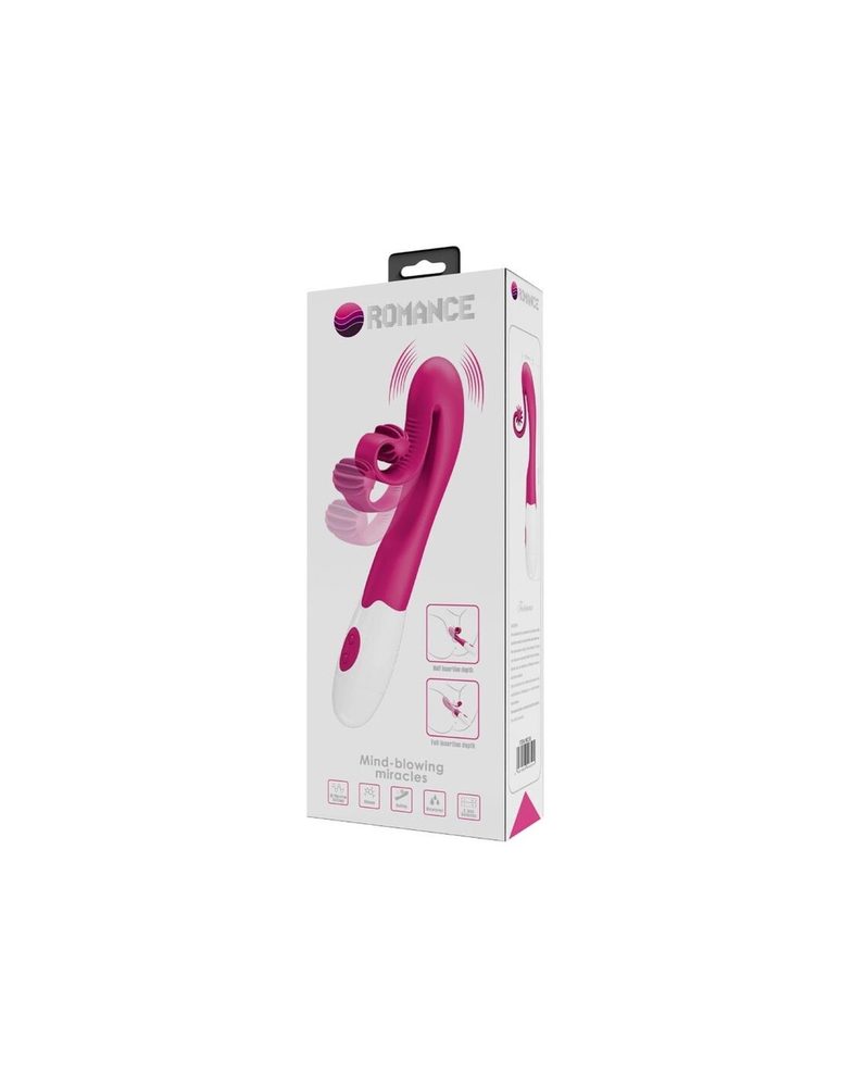 Stymulator łechtaczki silikonowy Pretty Love Romance różowy 30 wibracji