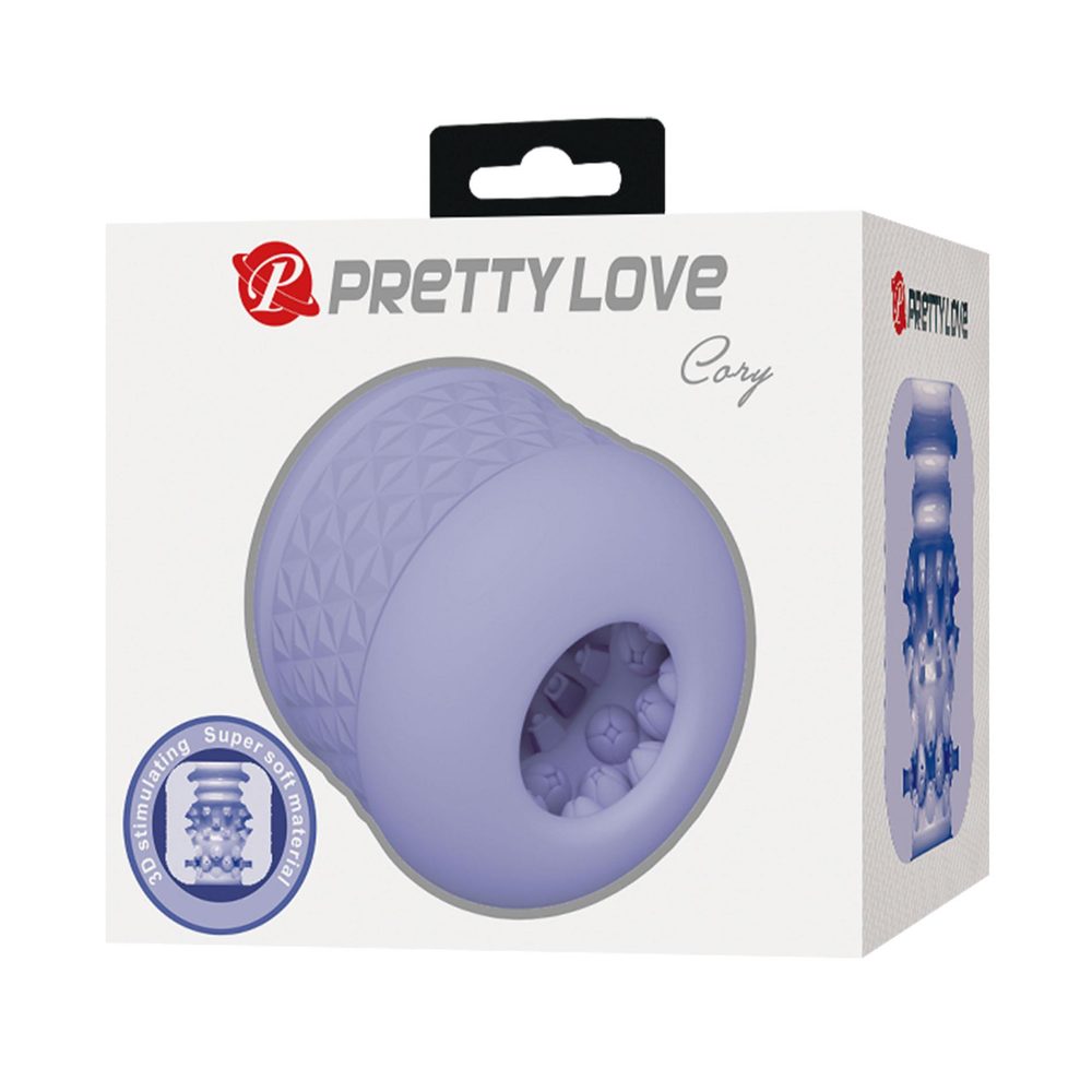 Masturbator dwustronny ultramiękkiego materiału Pretty Love Cary