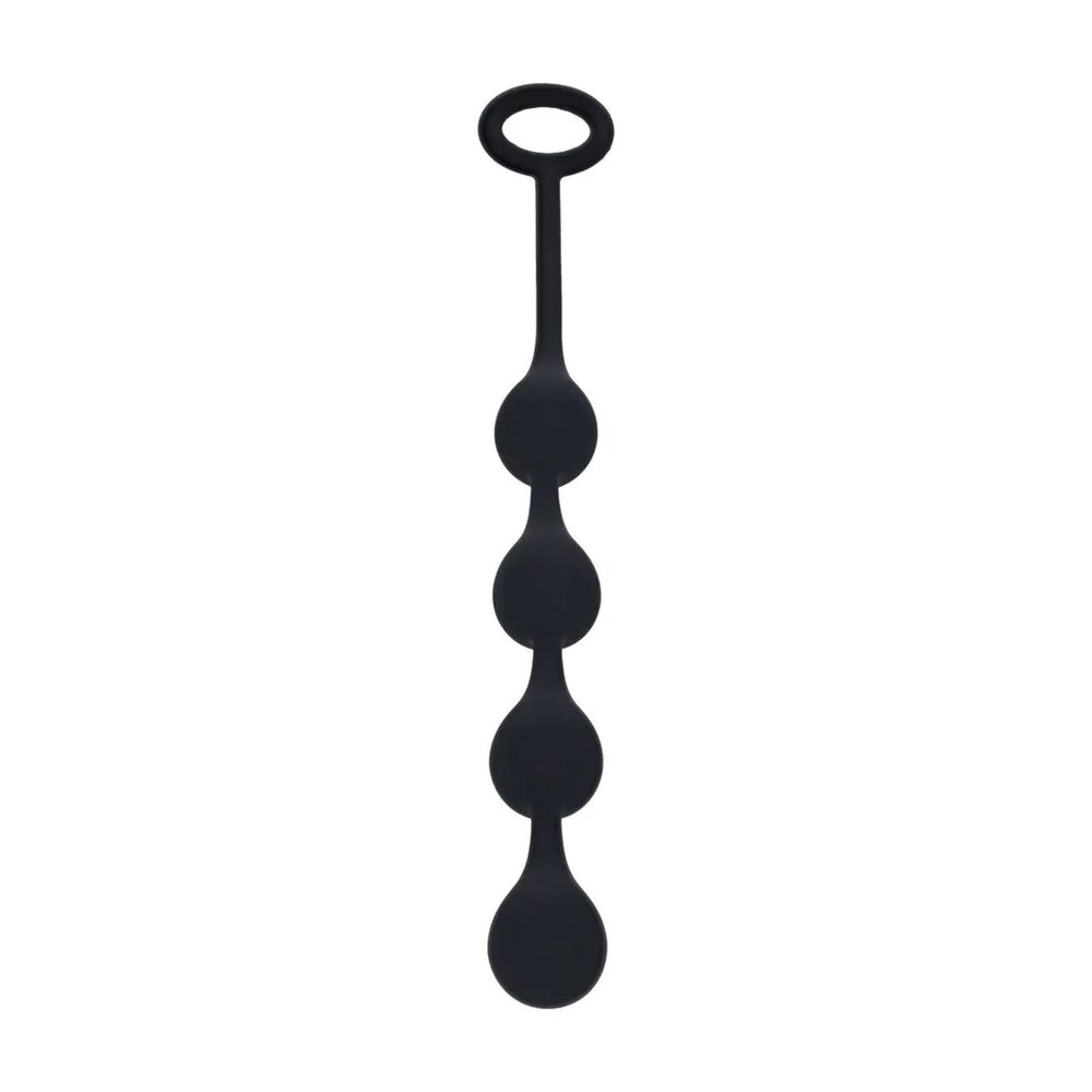 Kulki analne silikonowe Levelz Waterdrop S czarny