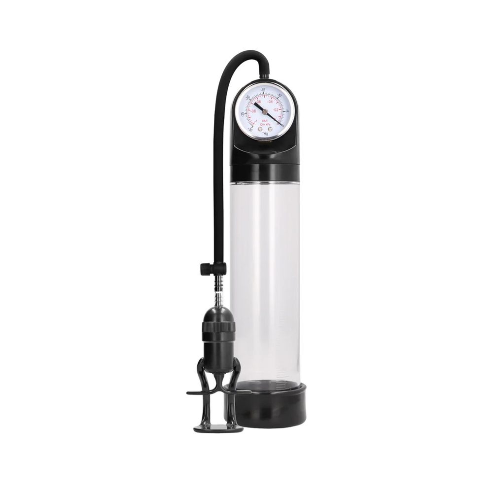 Pompka z manometrem Pumped 20 cm przezroczysta