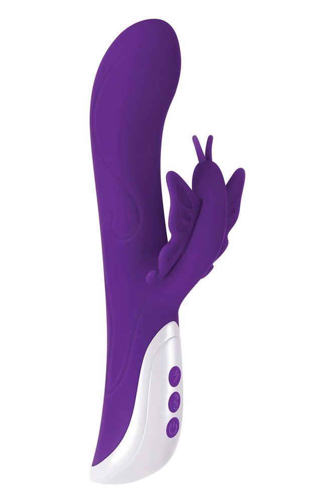 Wibrator punktu G Evolved Twirly Butterfly silikonowy USB 23 cm