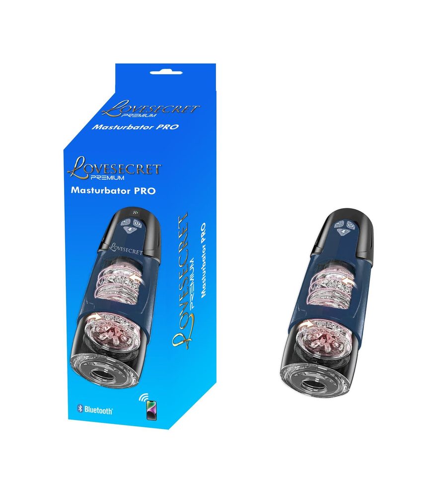 Masturbator obrotowo teleskopowy Lovesecret LS05 z aplikacją 27 cm