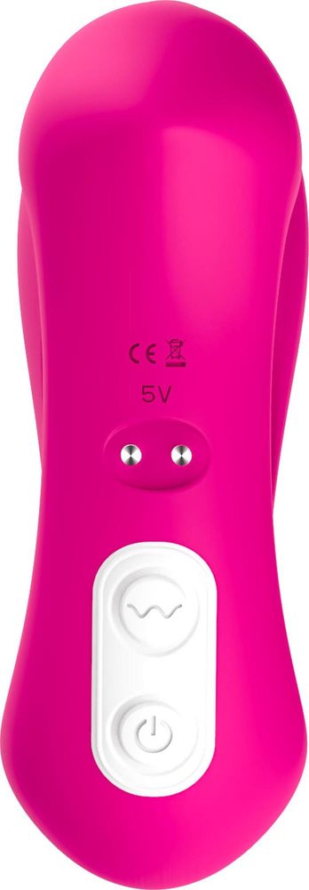 Stymulator silikonowy B Series Joy różowy USB 22 cm