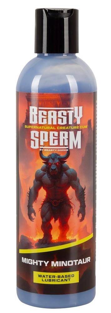 Lubrykant Beasty Cocks Sperm Mighty Minotaur szaro niebieski 250 ml