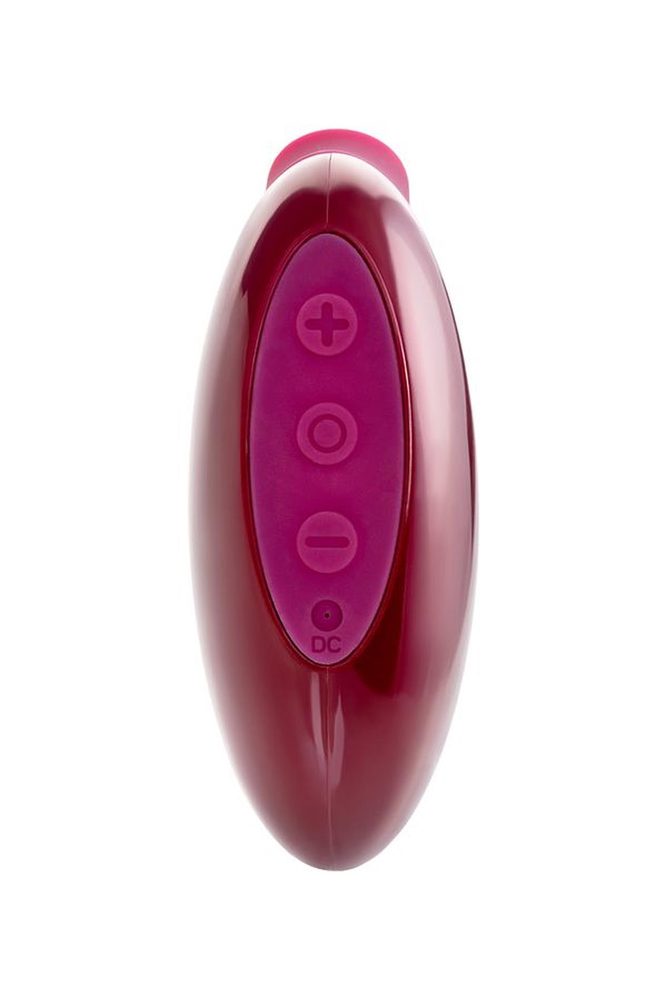 Stymulator próżniowy Myrty bordowy USB 9,8 cm