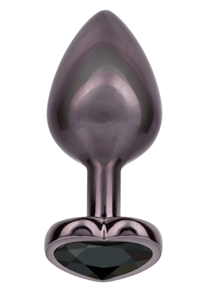 Korek analny Diamond Heart Large Calexotics srebrny 7 cm