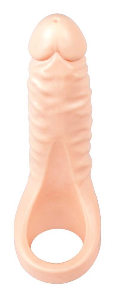 Pierścień erekcyjny Realistixxx Double Fucker TPE 18 cm