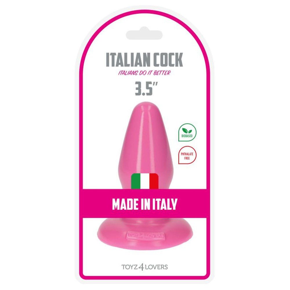 Korek analny PVC Milo Pink Toyz4lovers 9.5 cm