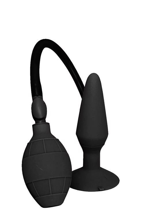 Pompowany plug analny Dream Toys silikonowy large 3,9 cm