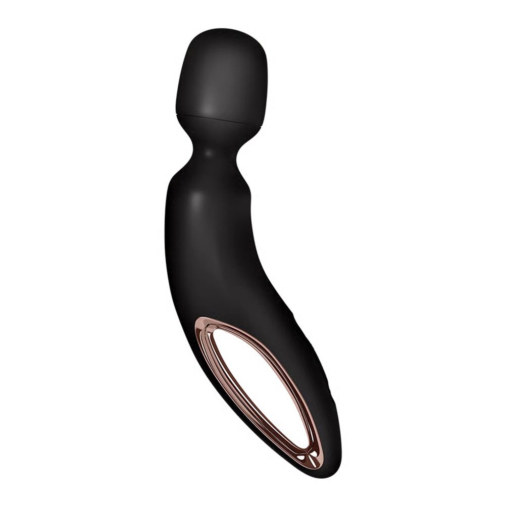 Masażer wibracyjny Satisfyer Wanderland XXL czarny różowe złoto 30 cm USB