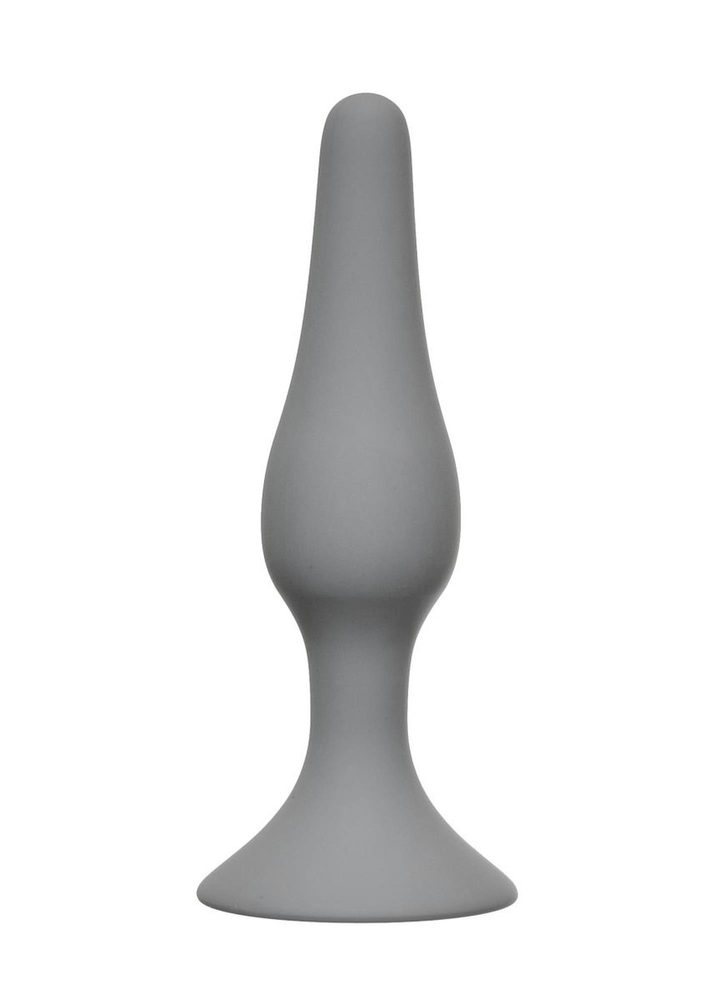 Korek analny silikonowy Lola Toys szary 11,5 cm
