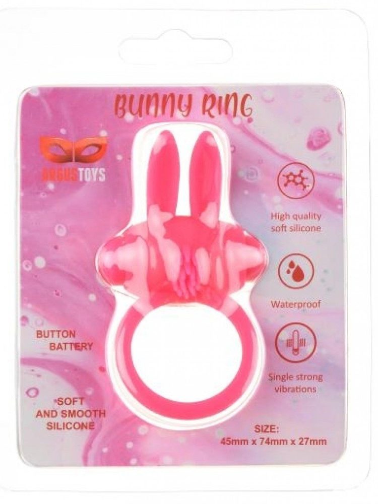 Pierścień wibrujący Bunny Argus różowy