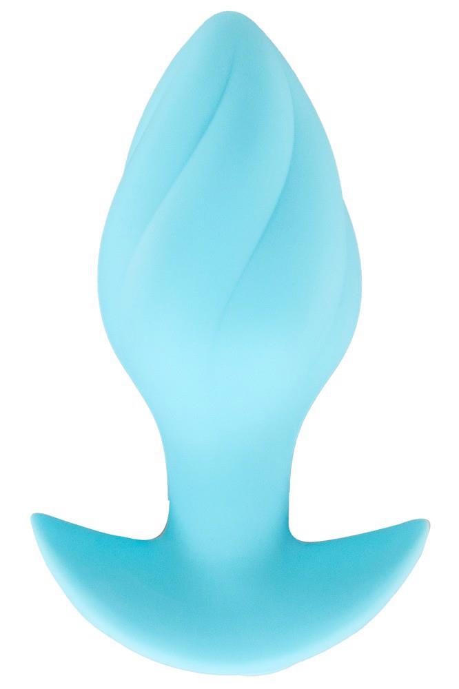 Korek analny wibrujący Cuties niebieski 7 trybów USB