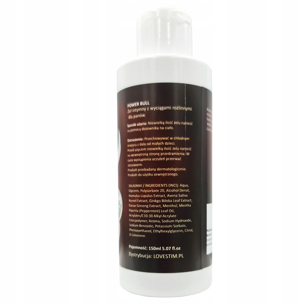 Żel na erekcję Power Bull LoveStim 150 ml