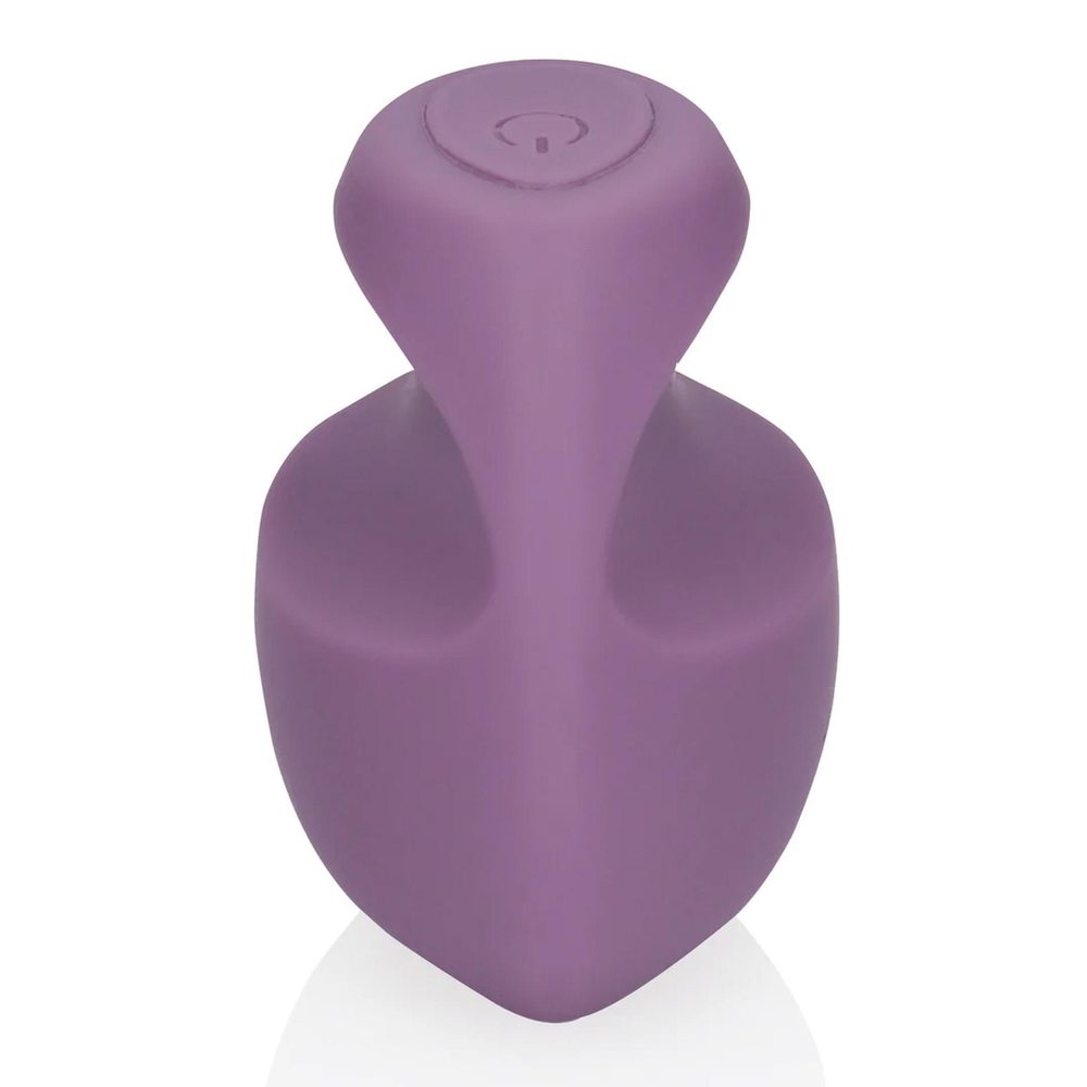 Wibrator na palec Loveline silikonowy fioletowy 3,5 cm