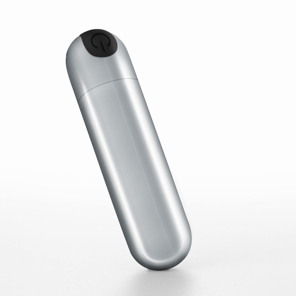 Wibrator mini Crushious iMoan srebrny USB 7,6 cm