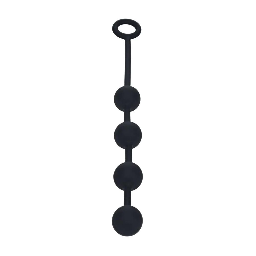 Kulki analne silikonowe Levelz M 30 mm czarny